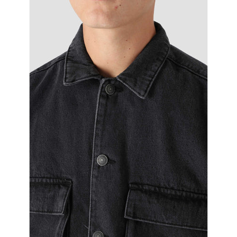 Simons Obey Morrison Black Denim Jacket