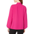 Kasper Women's Long Sleeve Ruffle Tie Neck Blouse, Medium - MGworld