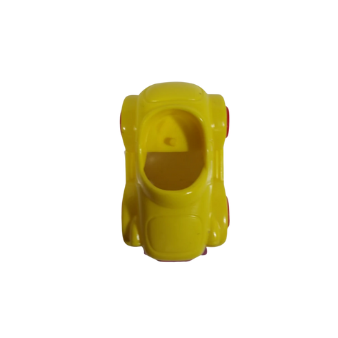 1989 Vintage Warner Bros Looney Tunes Daffy Duck in Yellow Plastic Toy Car Vehicle. Sealed