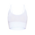 PrettyLittleThing White Jersey Elasticated Bralet