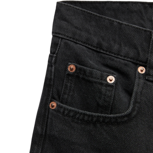 Zara Premium The 90's Bermuda Shorts In Shadow Black