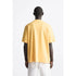 Zara Men's Rib Collar T-Shirt, Yellow