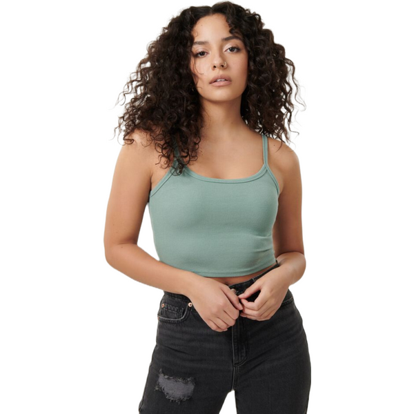 Garage Basic Chinos Green Seamless Camisole | XS