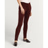 Pantalon large PrettyLittleThing en similicuir chocolat avec plis | 6 États-Unis